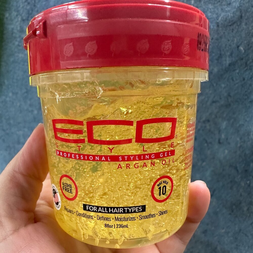 Eco Style Professional Styling Gel Argan Oil Maximum Hold All Hair Types 8 oz